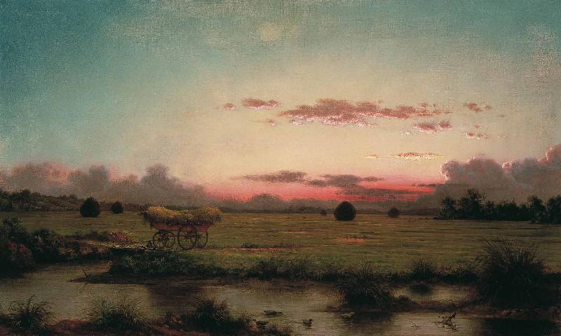 Martin Johnson Heade Pantanos en Rhode Island oil painting image